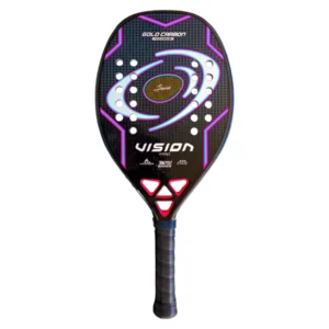 VISION PRO pludmales tenisa rakete GOLD CARBON TITANIUM (GLIPPER) 2025